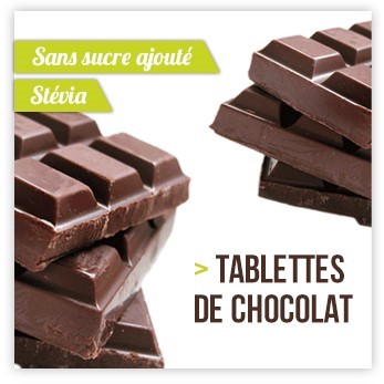 Découvez le Rayon des Tablettes de Chocolats sans sucre