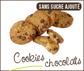 Cookies Chocolats sans sucre